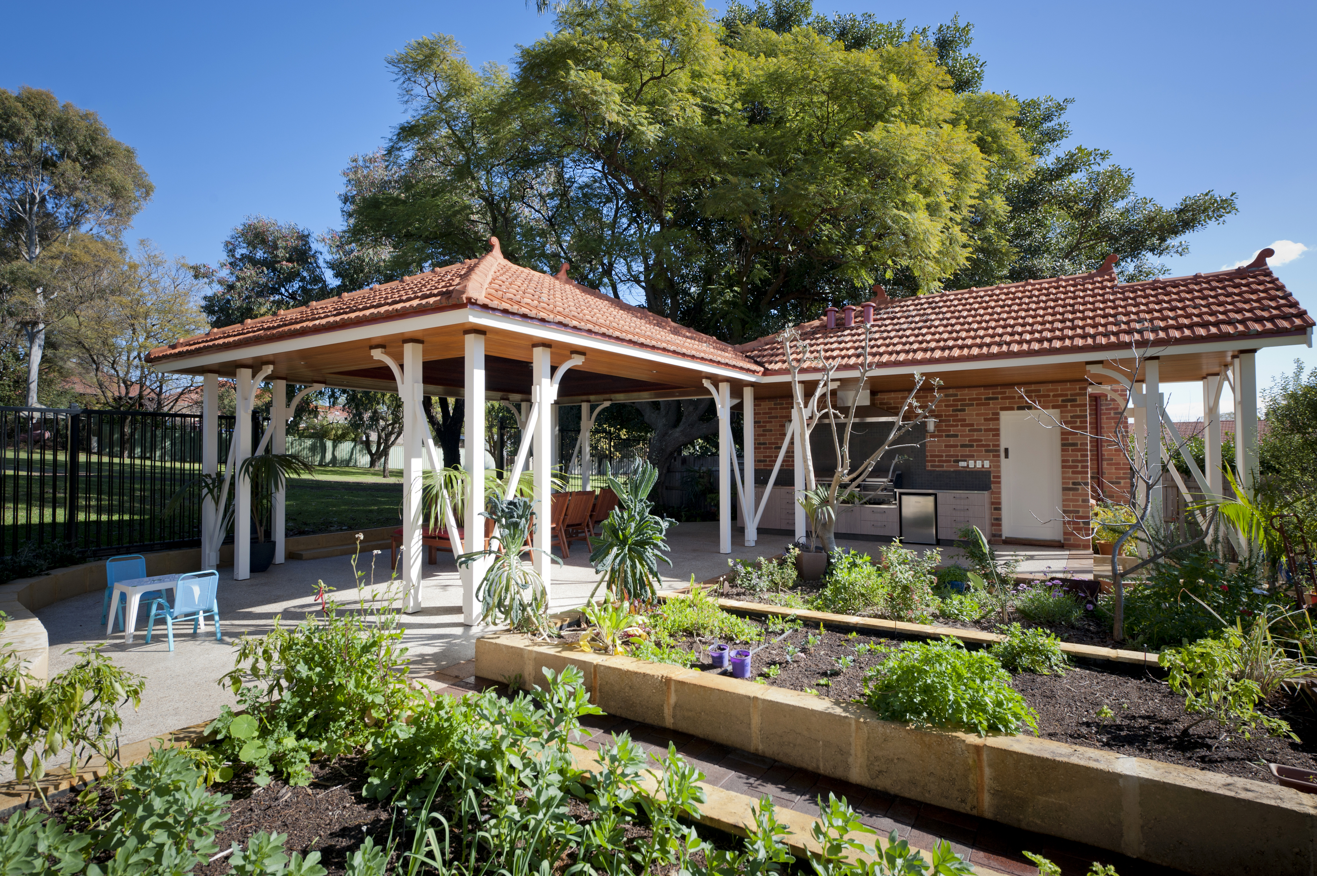 backyard planter boxes
