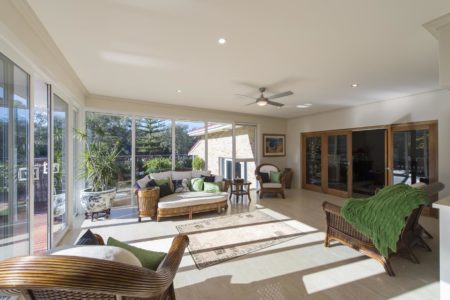 living area natural filled with light