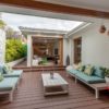 backyard patio setting